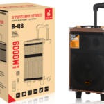 NDR Partyspeaker outdoor with pull rod speaker  B-Q8  8 inch 40W  NDR AUDIO NDR SPEAKER