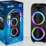 NDR Partyspeaker outdoor  speaker with  pull rod  brand   JBR-6602    2*6.5 inch  40W  NDR AUDIO NDR SPEAKER