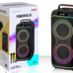 NDR Partyspeaker outdoor  speaker with  pull rod  brand   JBR-6619    2*6.5 inch  40W  NDR AUDIO NDR SPEAKER