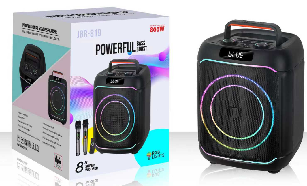 JBR-819 NDR Partyspeaker outdoor speaker brand JBR-819 8 inch 40W NDR AUDIO NDR SPEAKER - Image 1