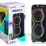 NDR Partyspeaker outdoor  speaker with  pull rod  brand   JBR-8830   2*8 inch  50W  NDR AUDIO NDR SPEAKER