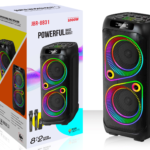 NDR Partyspeaker outdoor  speaker with  pull rod  brand   JBR-8832   2*8 inch  50W  NDR AUDIO NDR SPEAKER