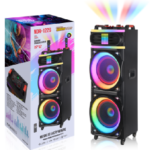 NDR Partyspeaker outdoor  speaker with  pull rod  NDR-1226   2*12  inch  100W  NDR AUDIO NDR SPEAKER