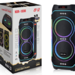 NDR Partyspeaker outdoor  speaker with  pull rod  NDR-1808    2*8 inch   80W  NDR AUDIO NDR SPEAKER