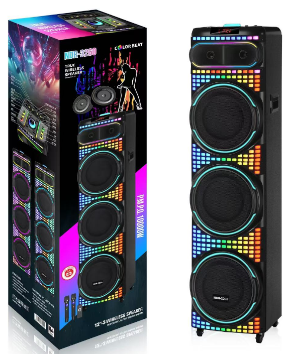 NDR-3260 NDR Partyspeaker NDR-3260 3*12inch 120W NDR AUDIO NDR SPEAKER - Image 1