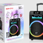 NDR Partyspeaker outdoor  speaker with  pull rod   NDR-B313   2*12  inch   100W  NDR AUDIO NDR SPEAKER